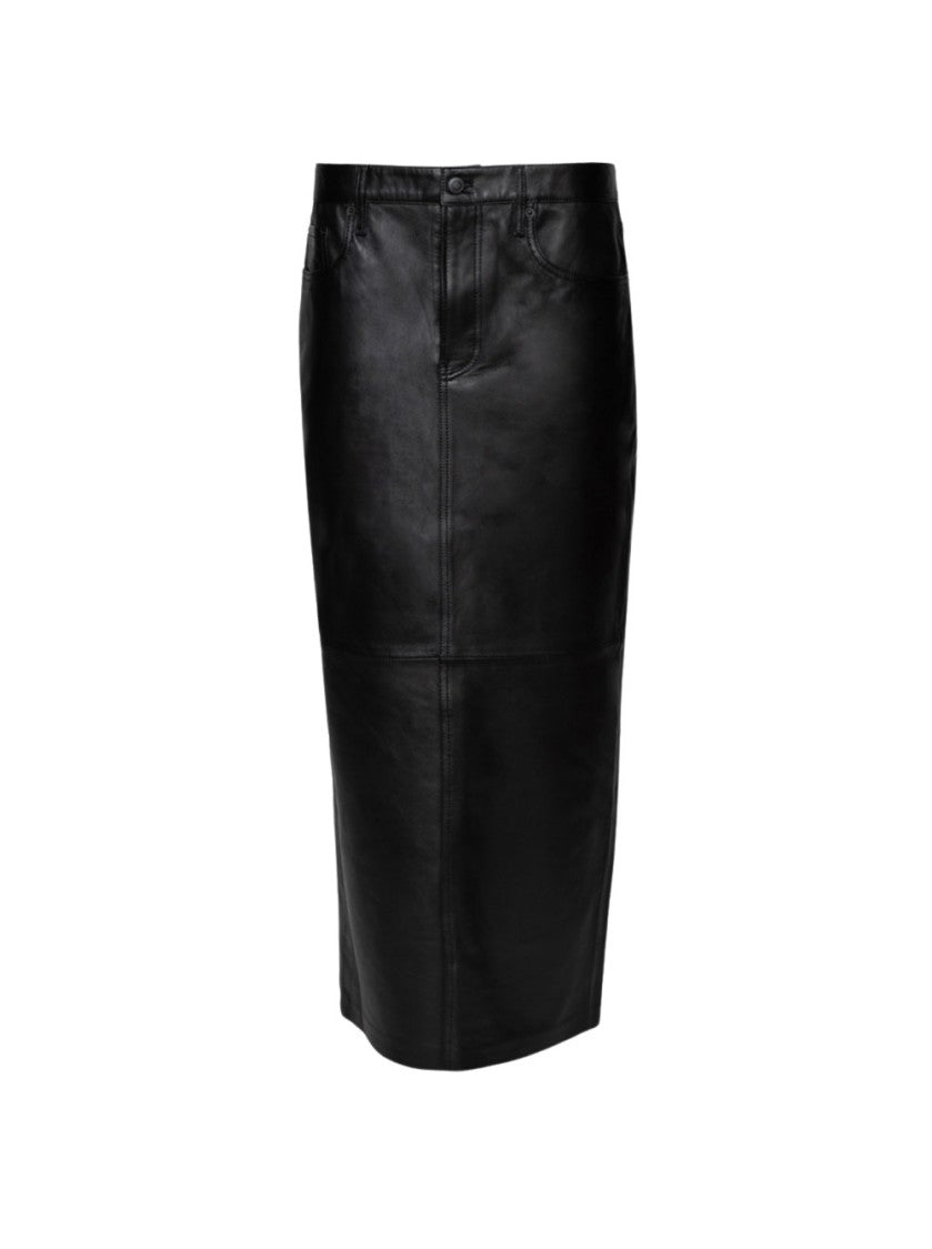 Wardrobe.Nyc Leather Maxi Column Skirt