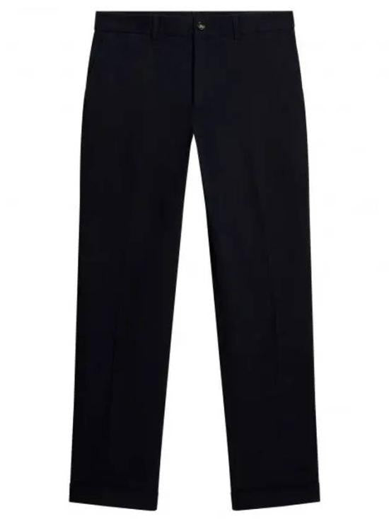 J Lindeberg Tailored Black Straight Pants With Minimalist Design