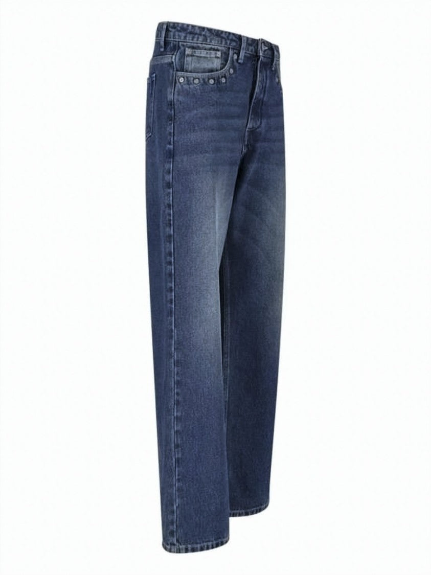 Paloma Wool Five-Pocket Denim Pants With Subtle Fading And Flared Leg