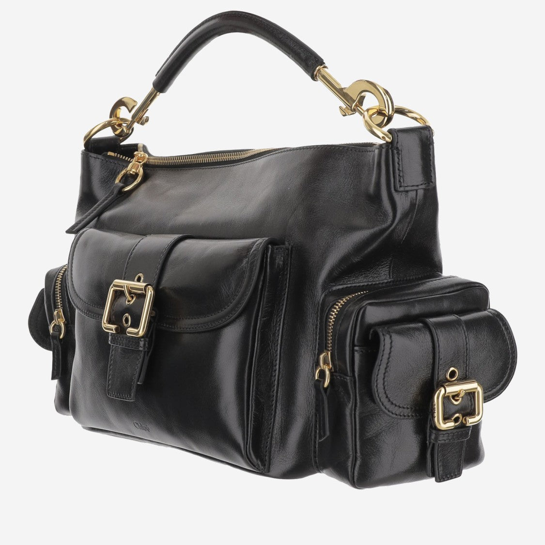 Chloé Shiny Leather Camera Bag