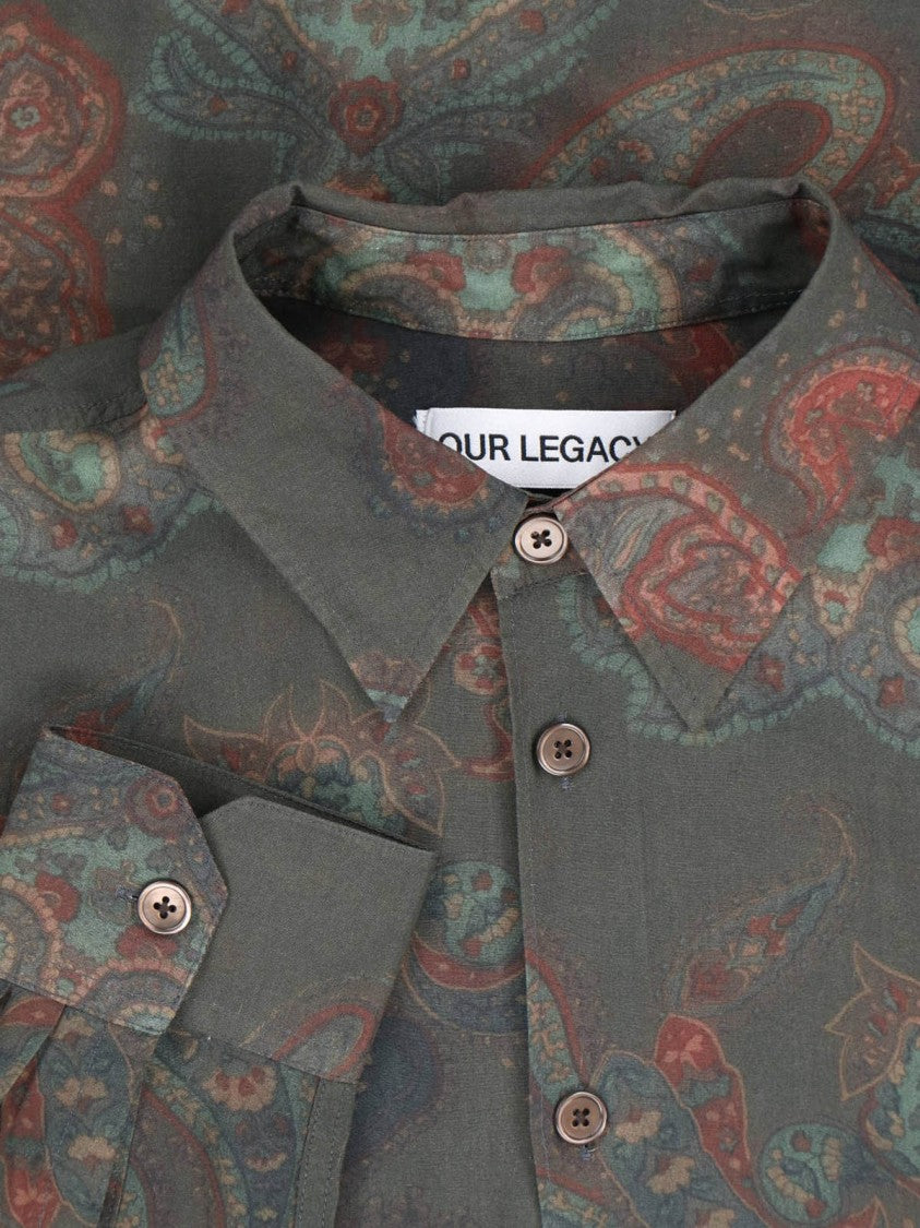 Our Legacy Forgotten Paisley Patterned Shirt