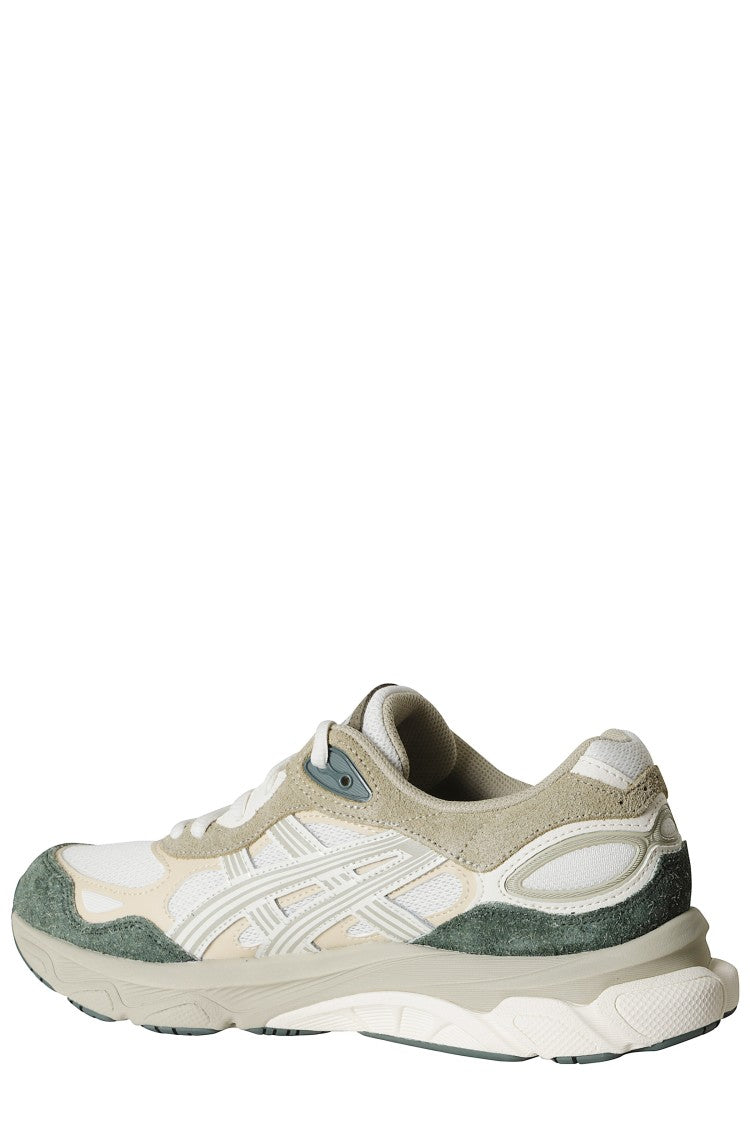 Asics Gel Nyc 2.0 Cream Green Mesh Suede Sneakers
