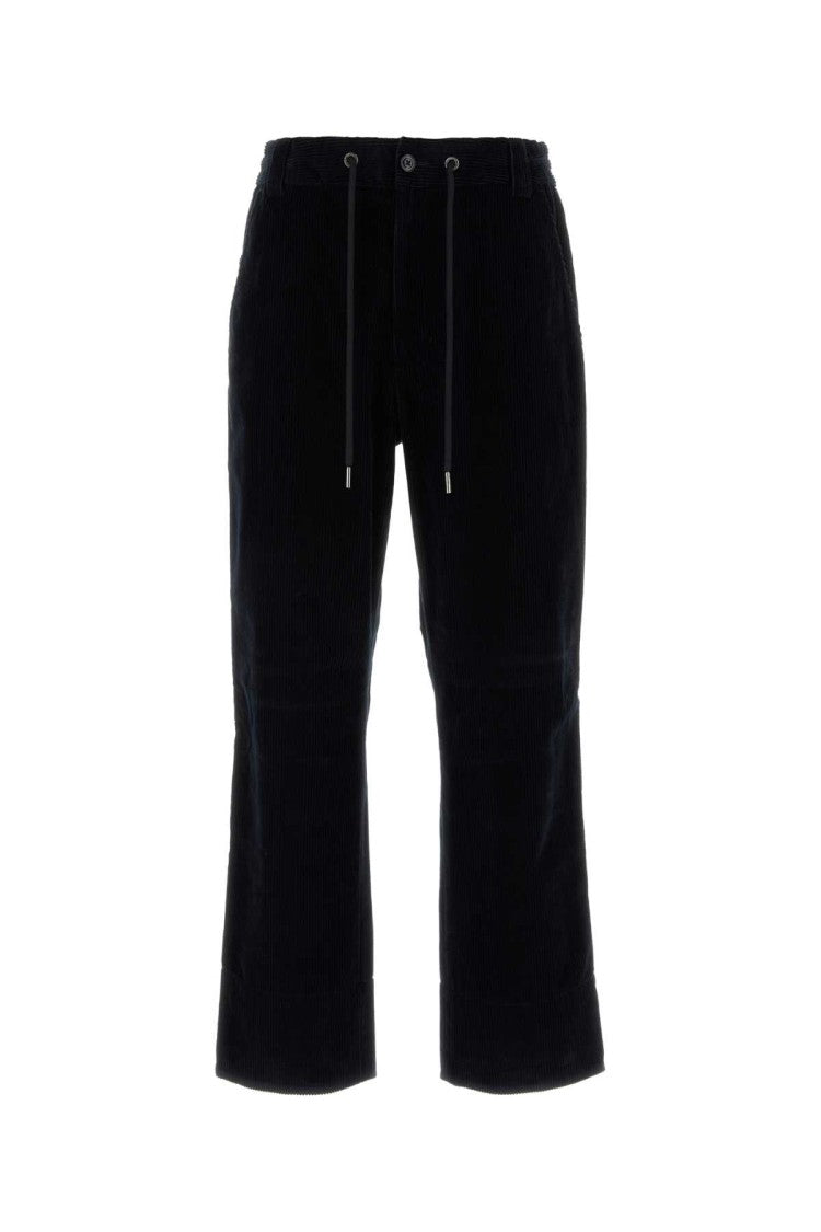 Moncler Navy Blue Corduroy Pant