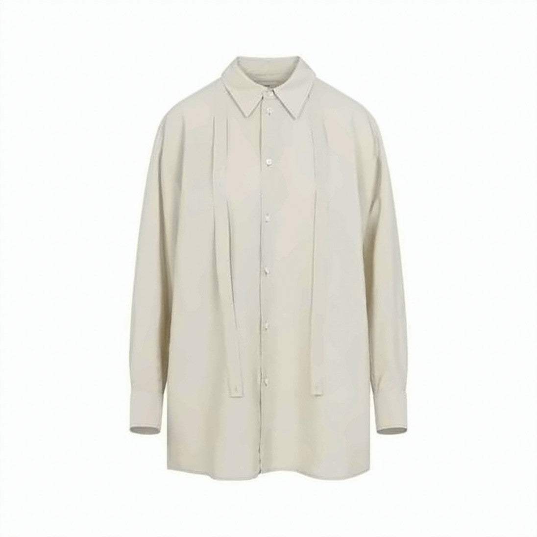 Lemaire Relaxed Fit Long Shirt With Unique Tie Detail