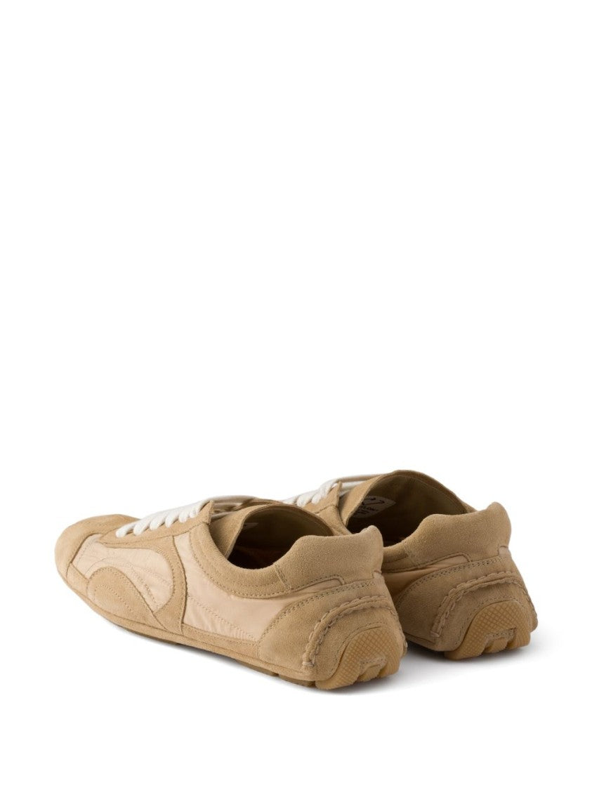 Prada Montecarlo Re-Edition Suede Sneakers