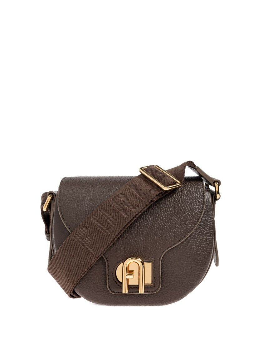 Furla Compact Crossbody Bag With Rounded Flap Closure