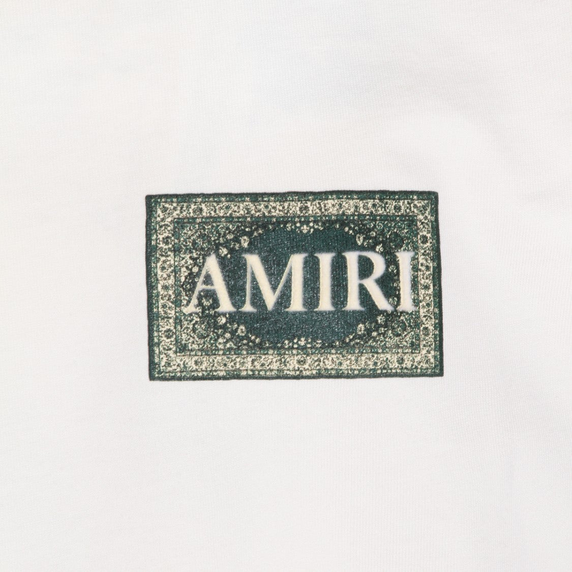 Amiri Crew Neck White T-Shirt