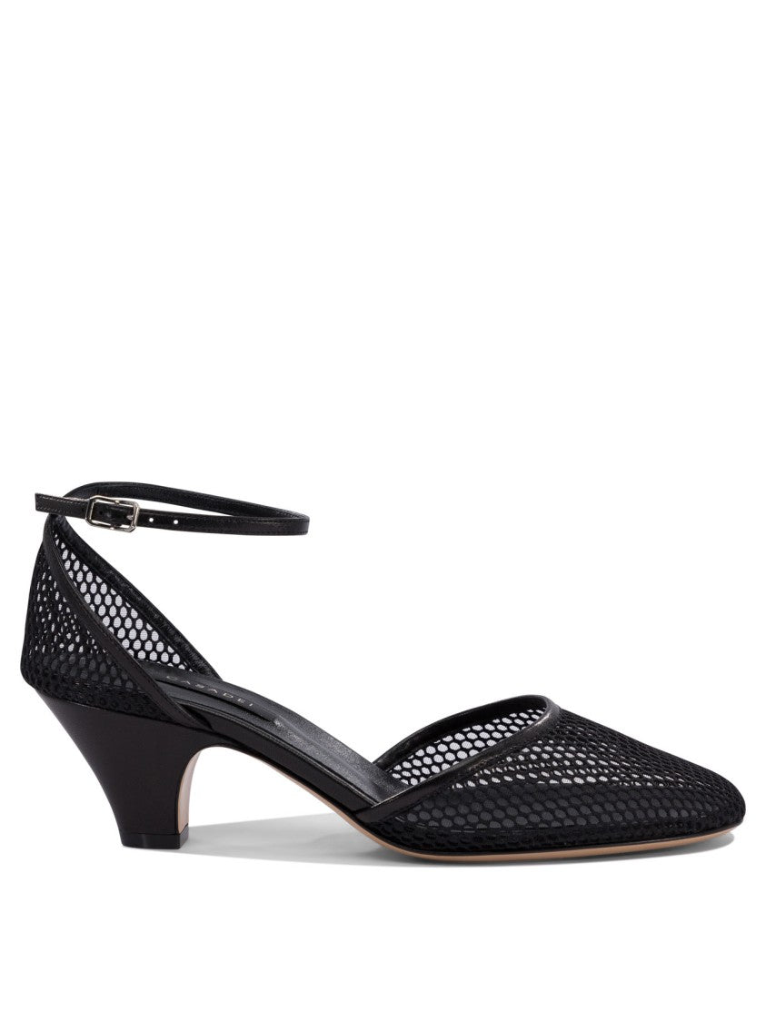 Casadei Mesh Design Sandals With Pointed Toe