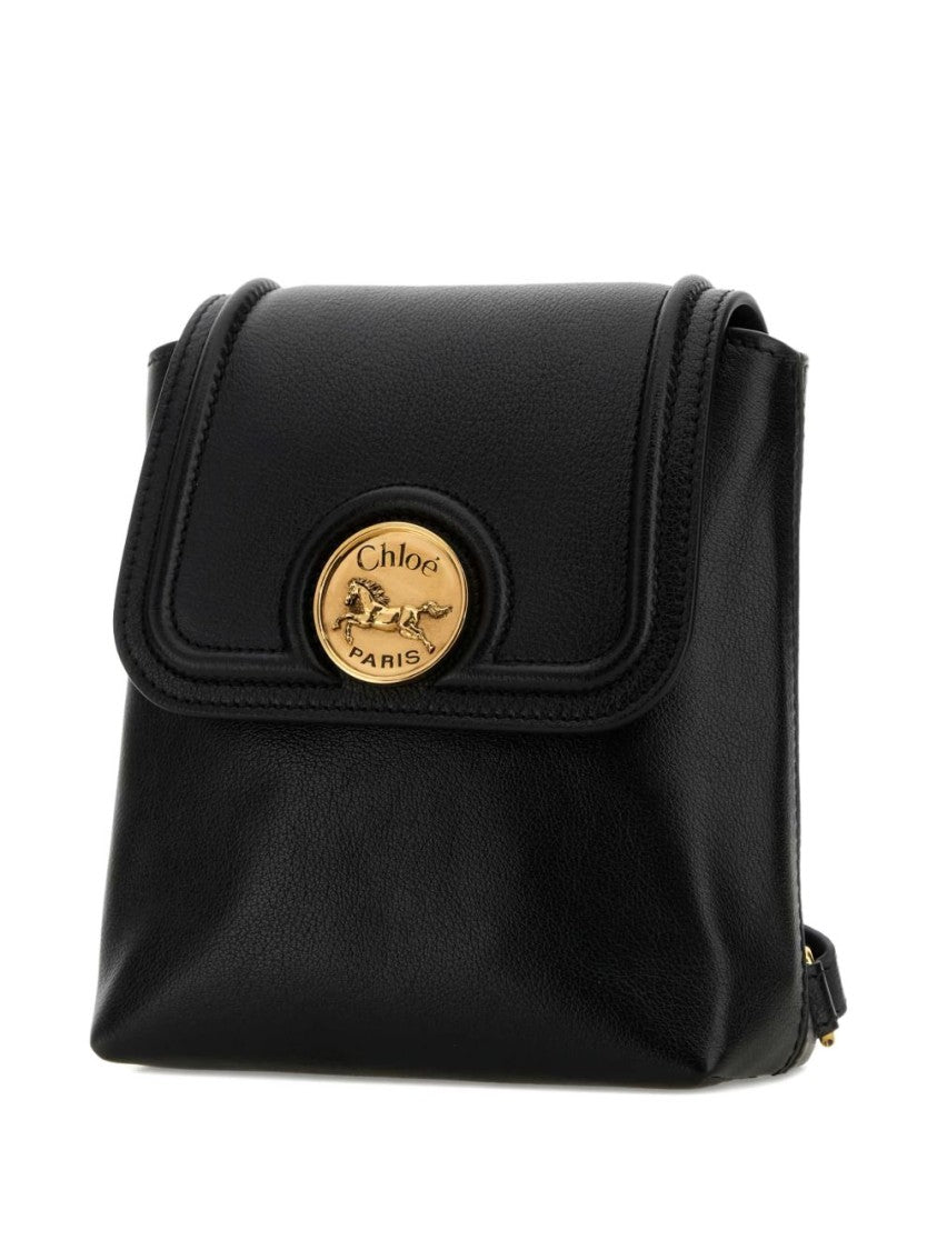 Chloé Compact Black Leather Bag