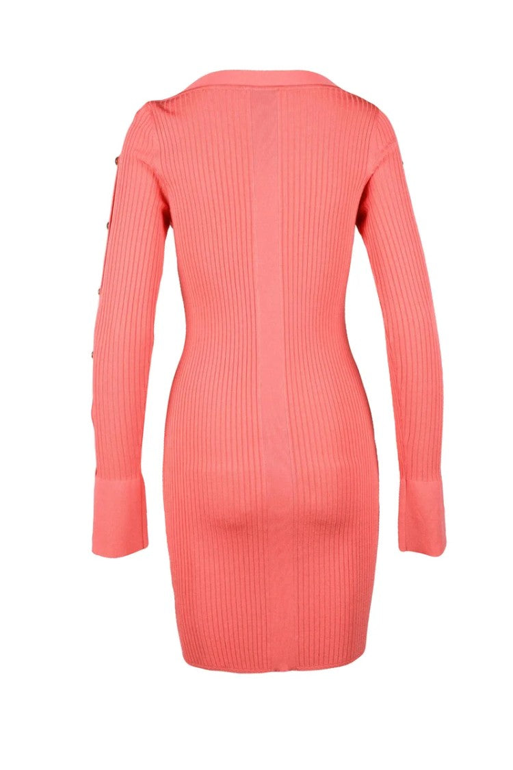 Patrizia Pepe Viscose Polyamide Dress - Red