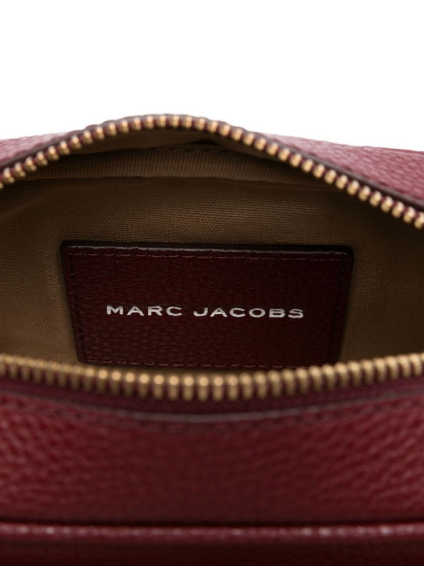 Marc Jacobs Textured Leather Shoulder Bag With Adjustable Strap