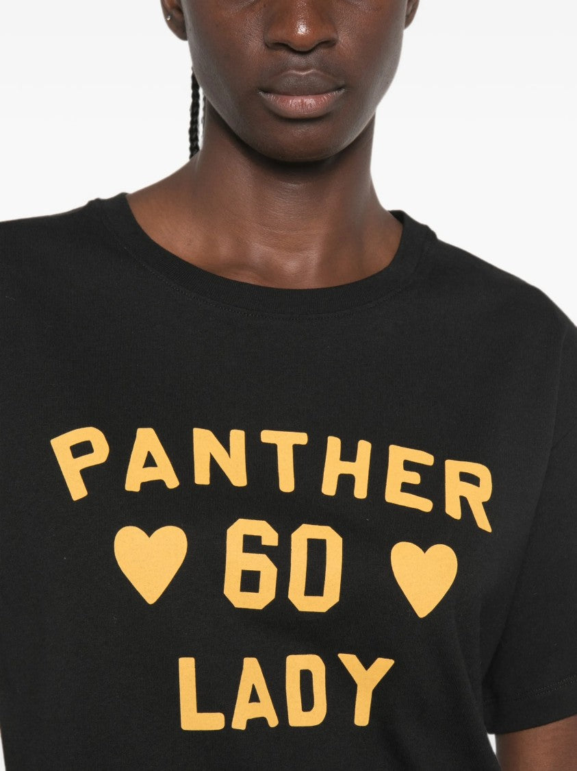 Valentino Black Heart Motifs Cotton T-Shirt