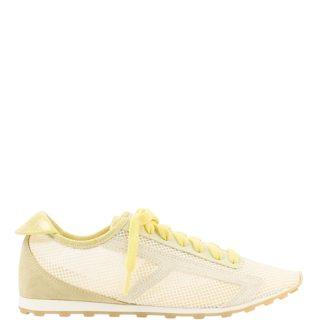 Jacquemus Mesh And Leather Sneakers