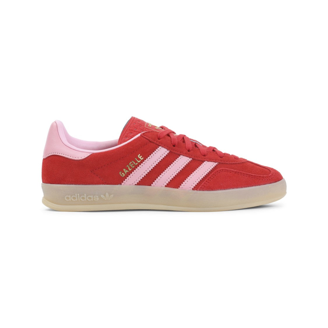 Adidas Low-Top Sneakers With Red Suede