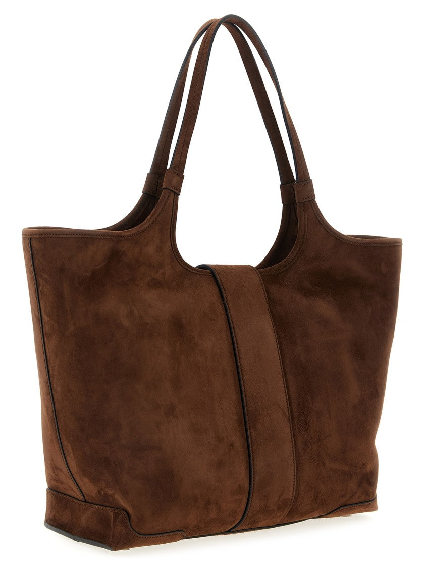 Roger Vivier Medium 'Viv' Choc' Shopping Bag