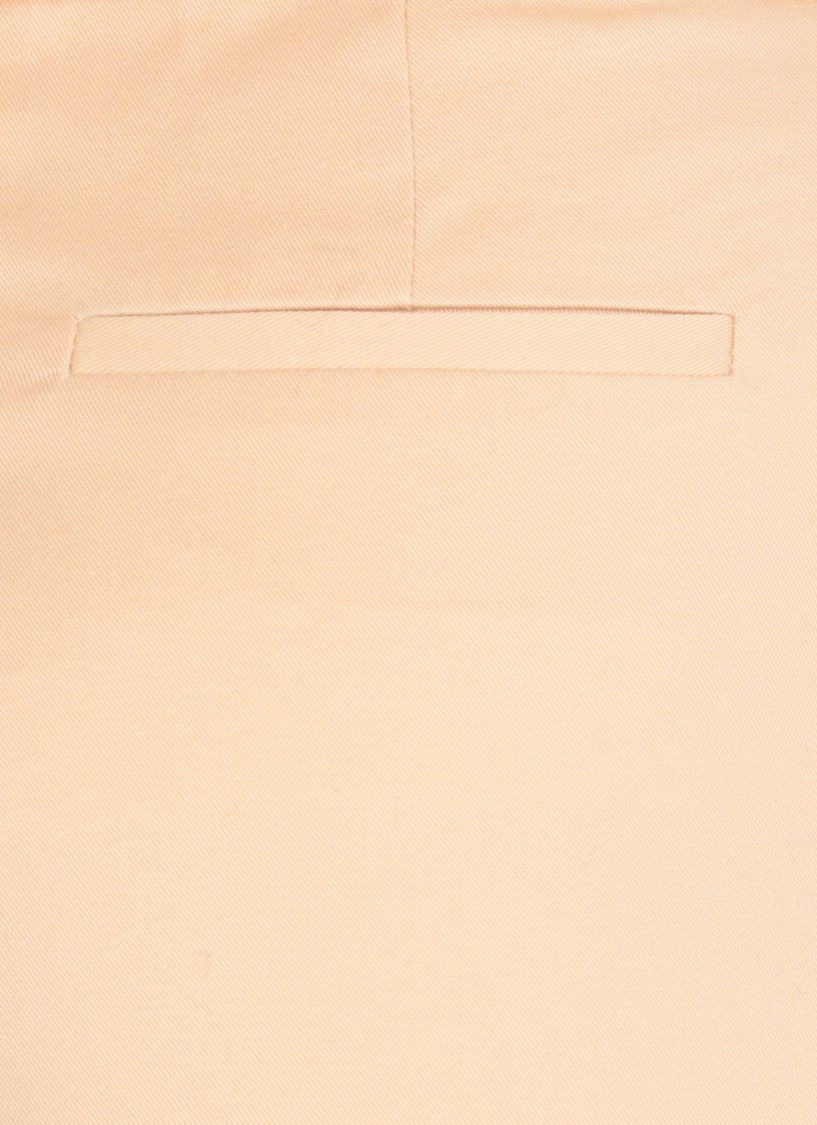 Fabiana Filippi Tailored Beige Cotton Pants With Side Slit Pockets