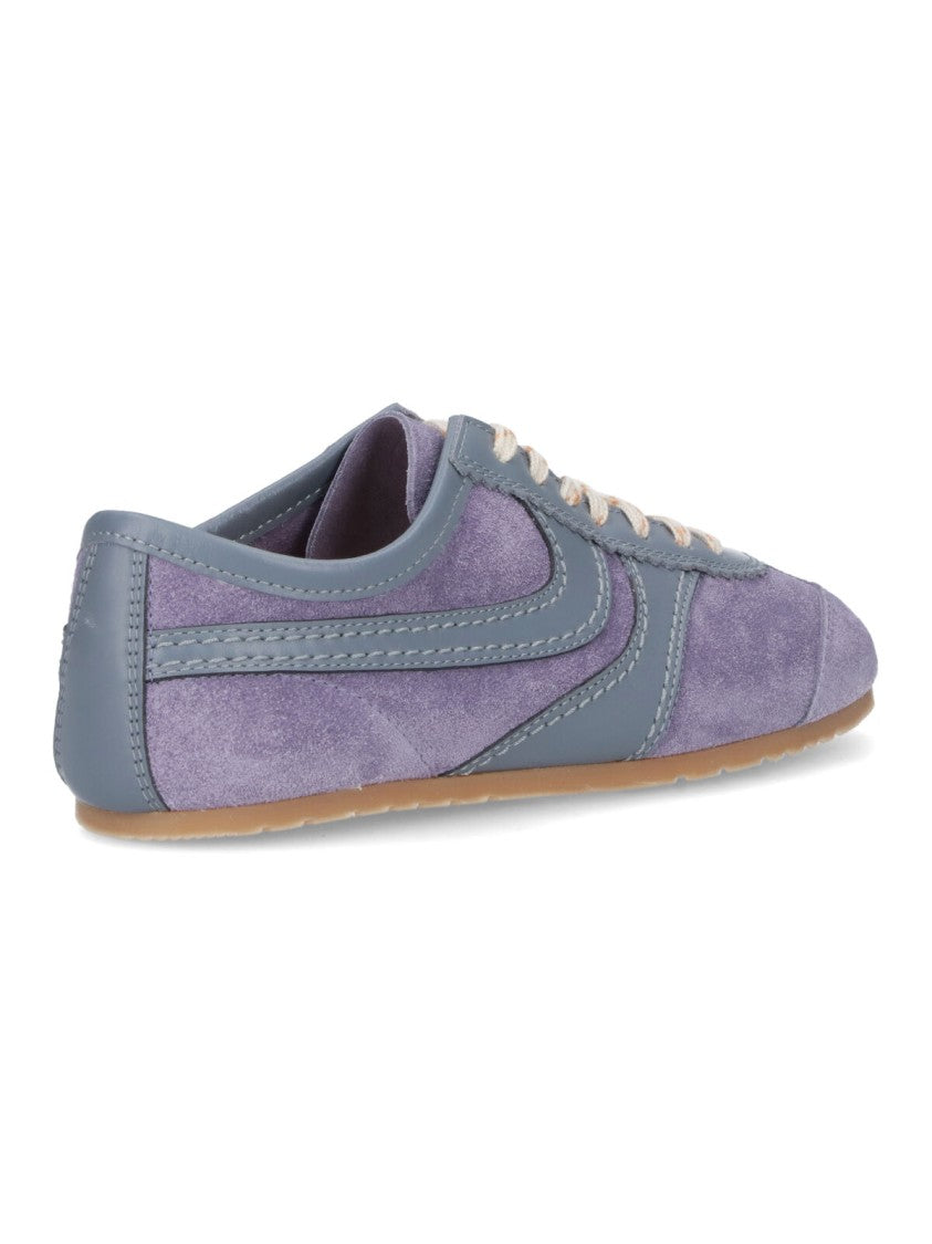 Dries Van Noten Low-Profile Sneakers With Suede And Leather Accents