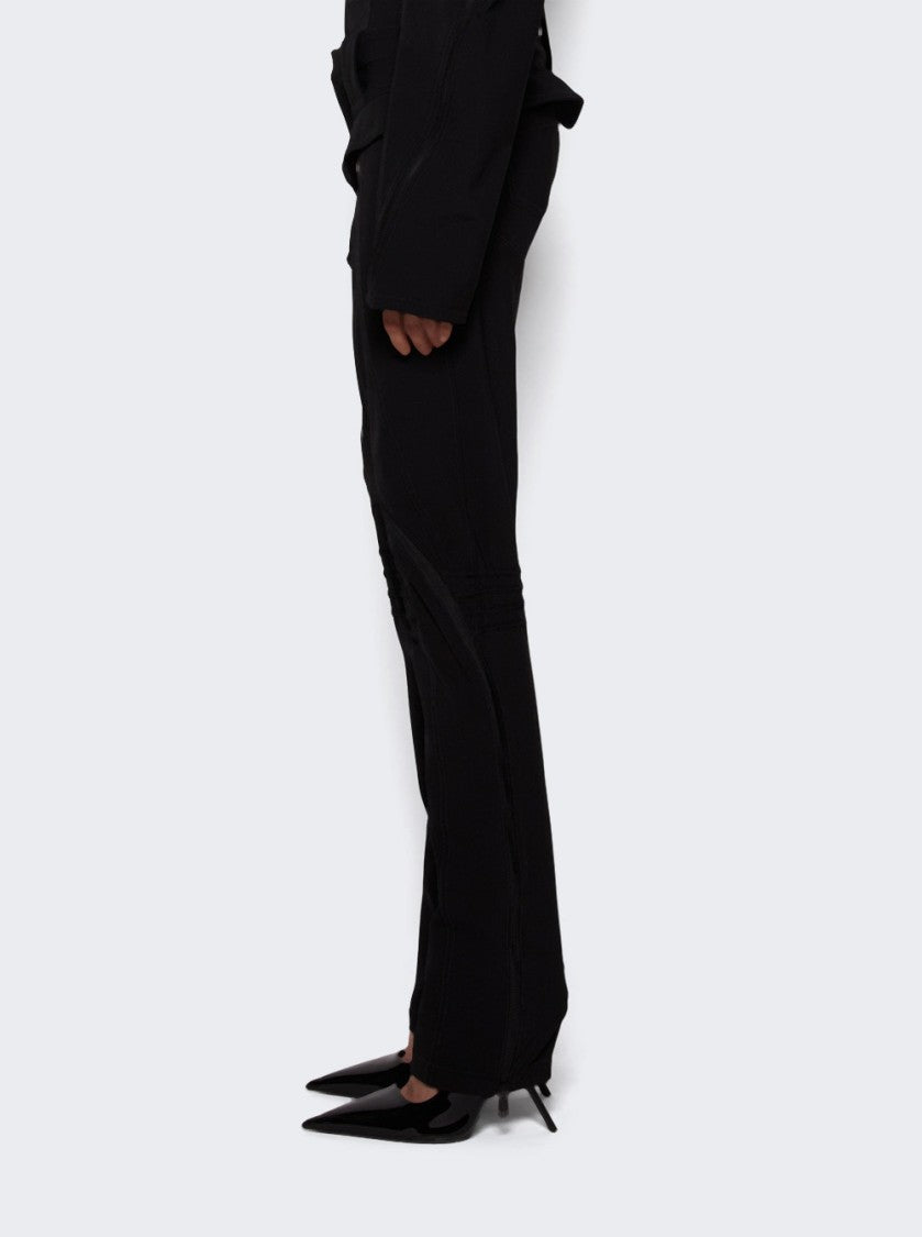 Mugler Zipped Scuba Pants