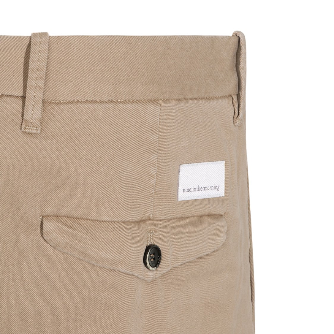 Nine In The Morning Tailored Sheen Straight-Leg Pants