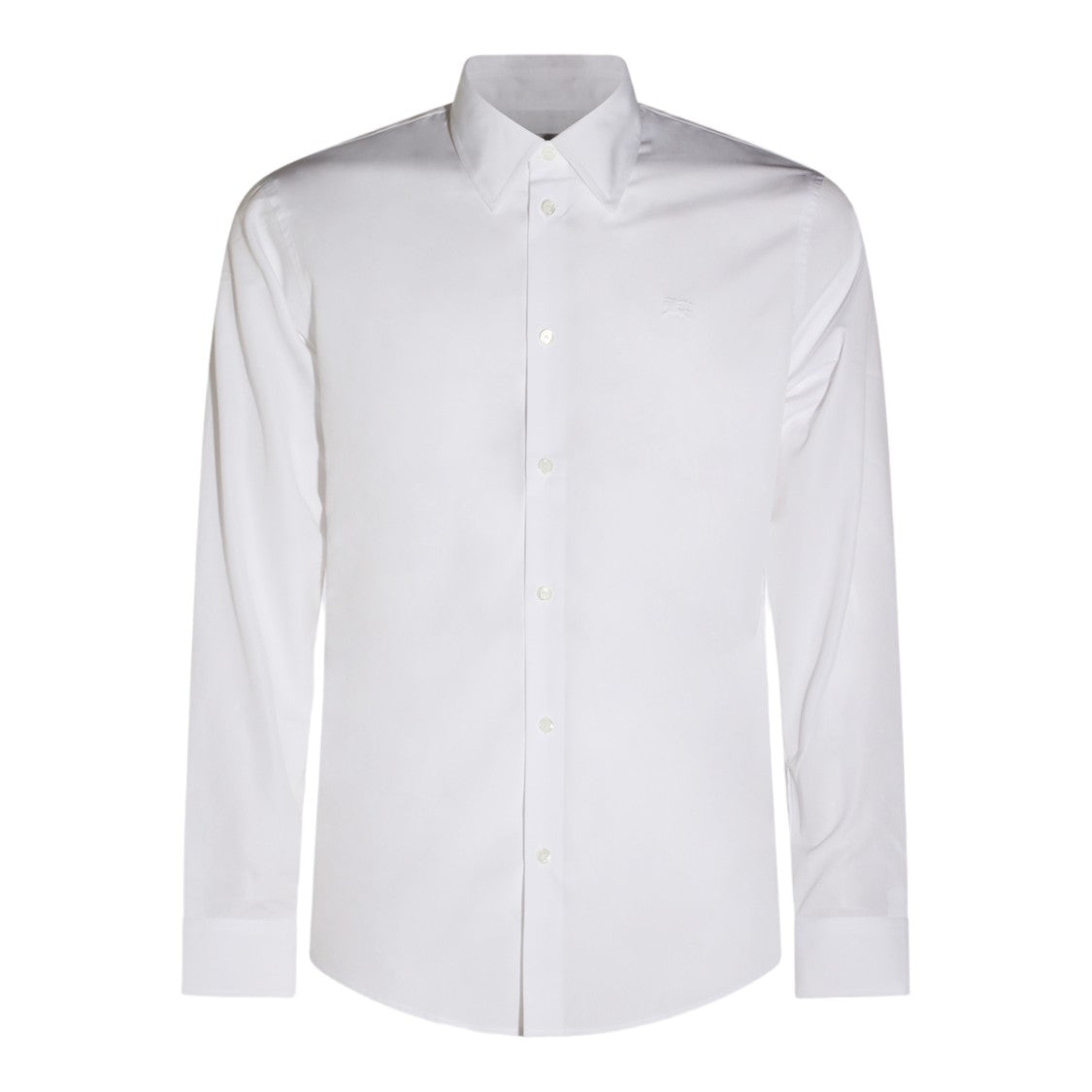 Burberry Crisp White Long-Sleeve Cotton Shirt