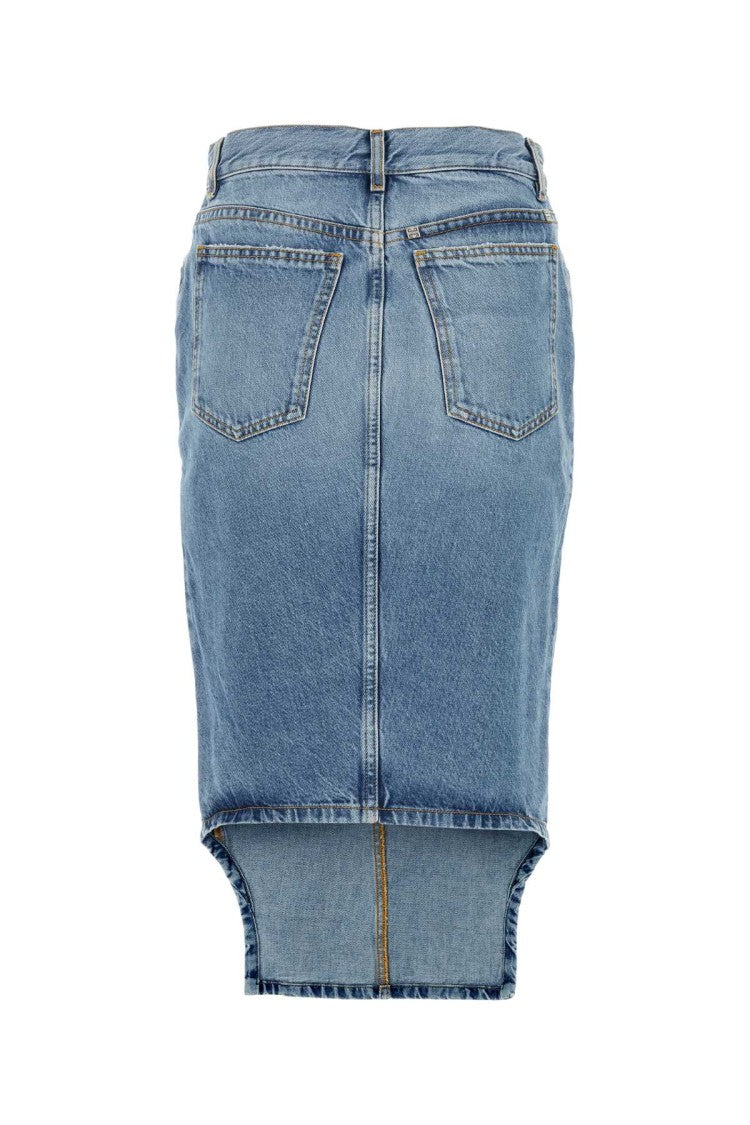 Givenchy Denim Midi Skirt