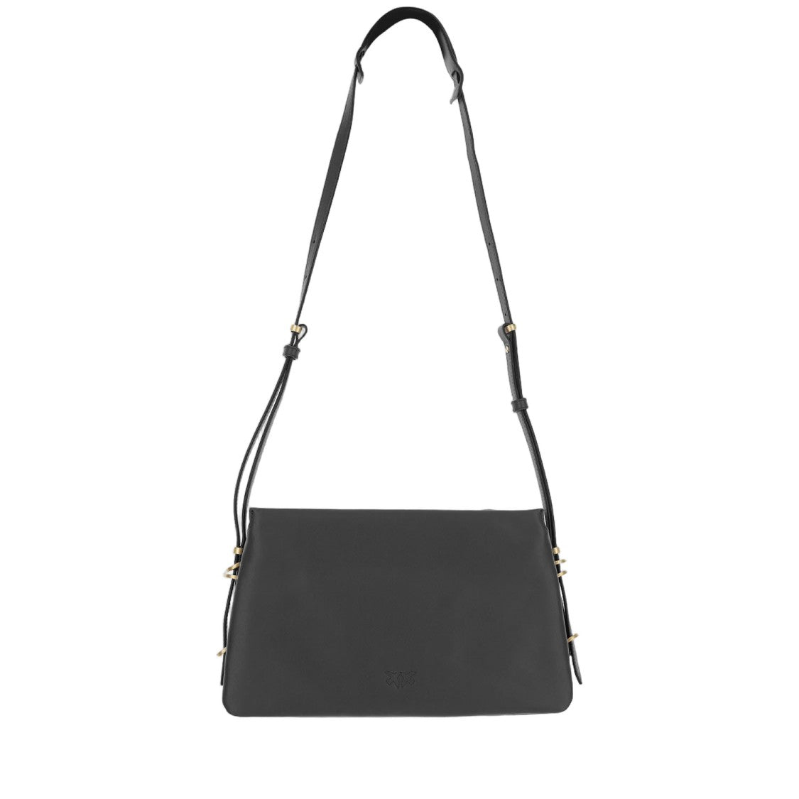 Pinko Rectangular Calfskin Bag With Love Birds Emblem