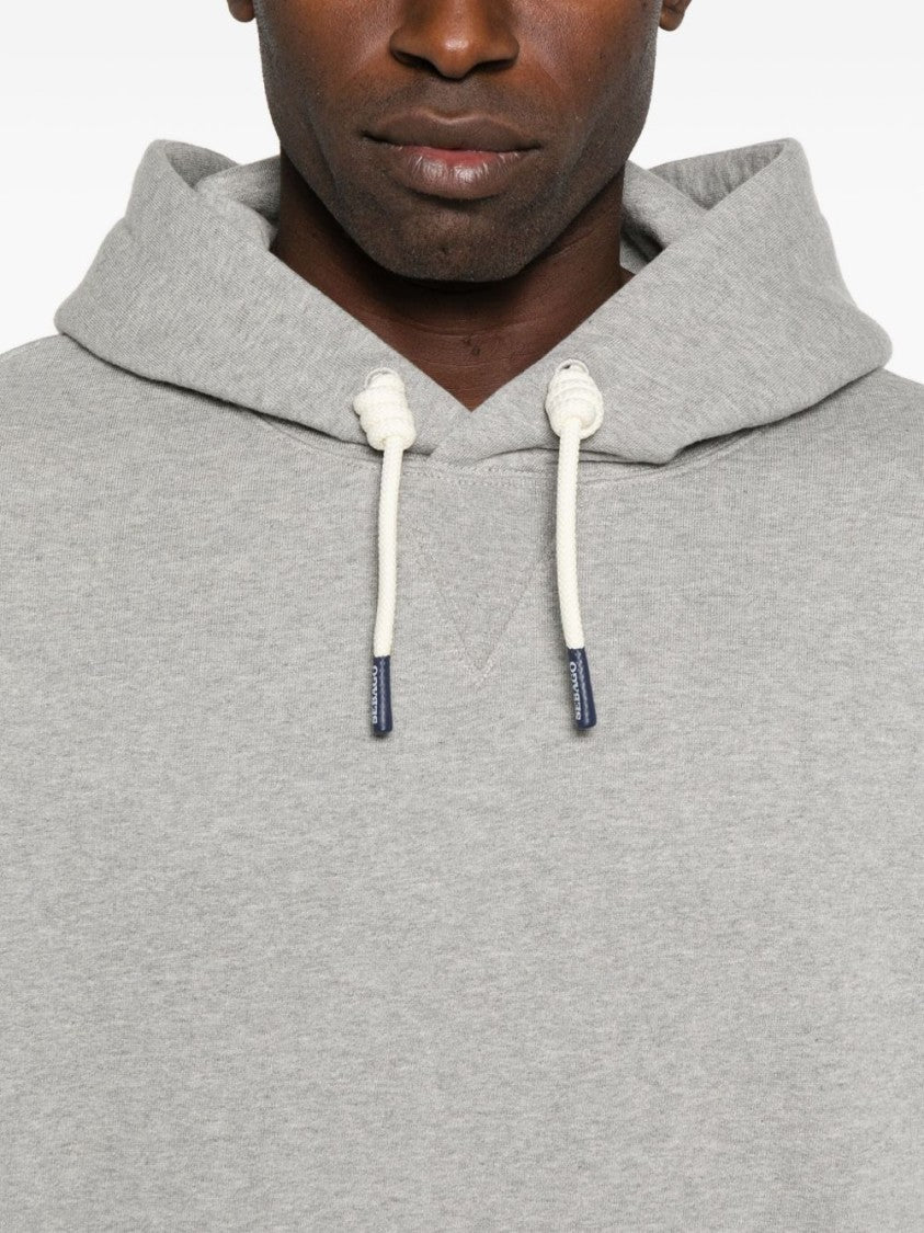 Sebago Relaxed-Fit Gray Hoodie With Drawstring