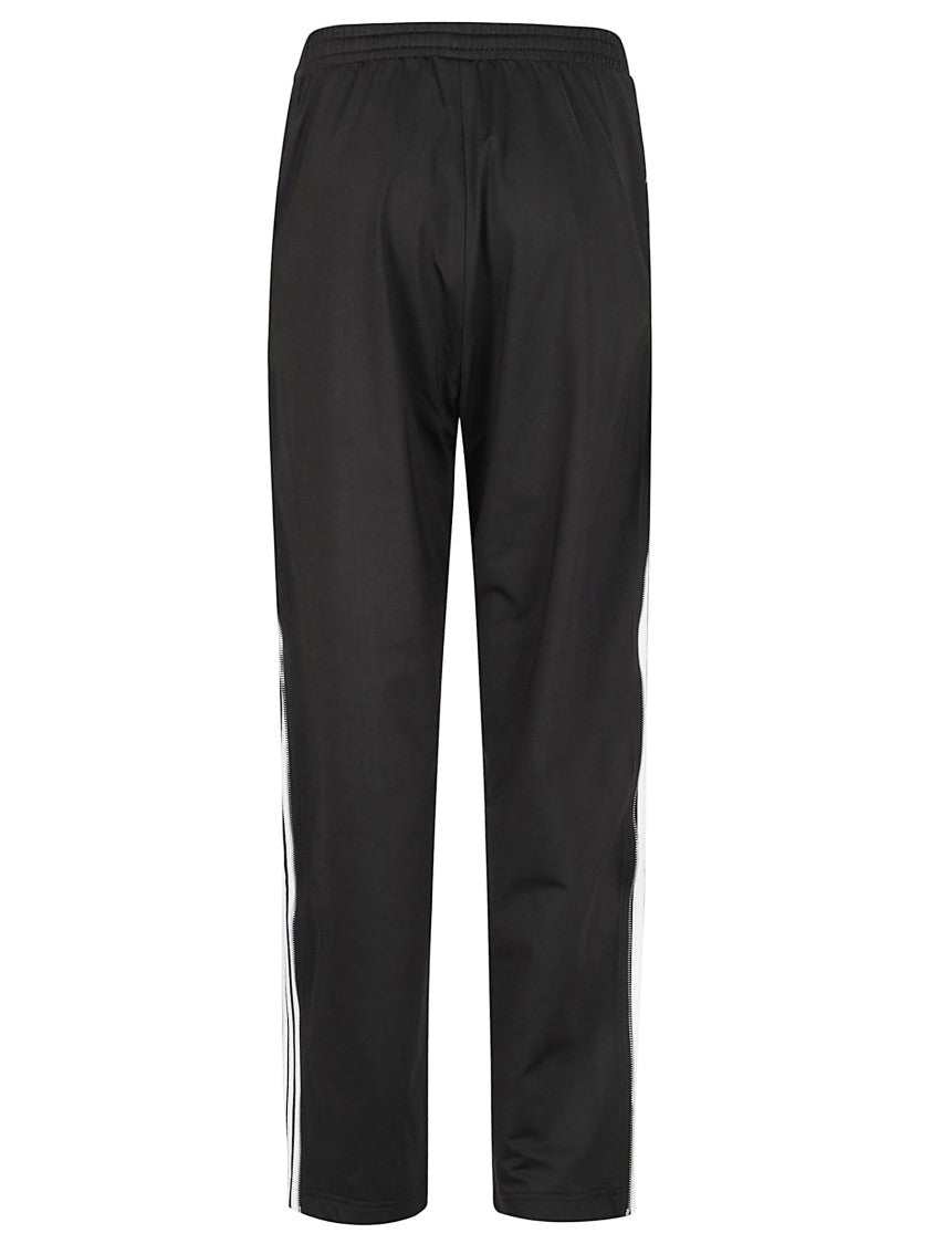Balenciaga Mid-Waist Fleece Track Pants With Contrasting Bands