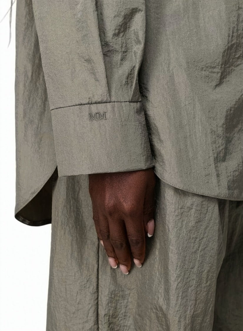 Max Mara Technical Canvas Long Sleeve Shirt