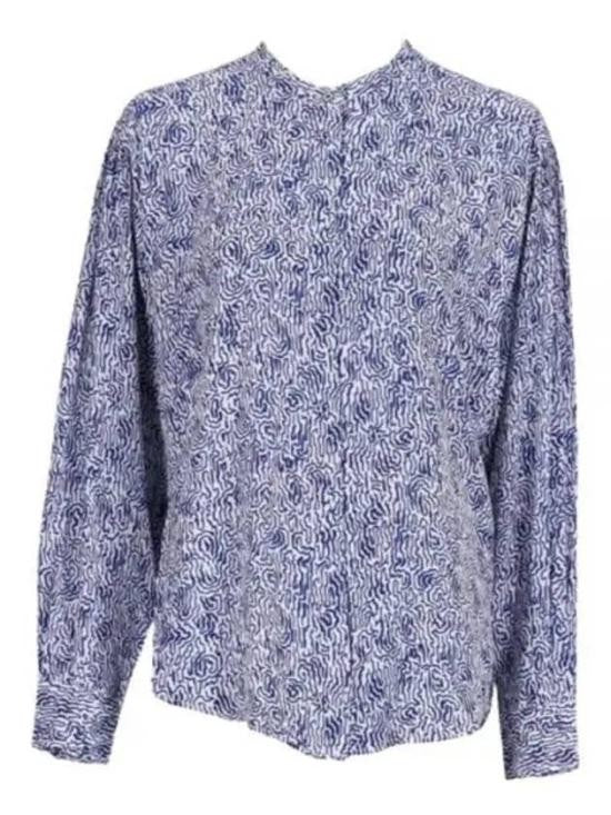 Isabel Marant Abstract Pattern Long-Sleeved Shirt With Relaxed Fit