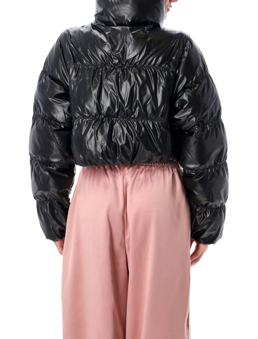 Adidas Essential Glossy Cropped Puff Jacket