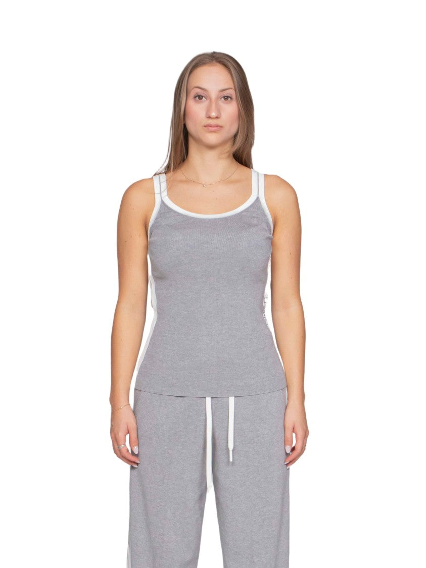 Elisabetta Franchi Tricot Fitted Sleeveless Tank Top