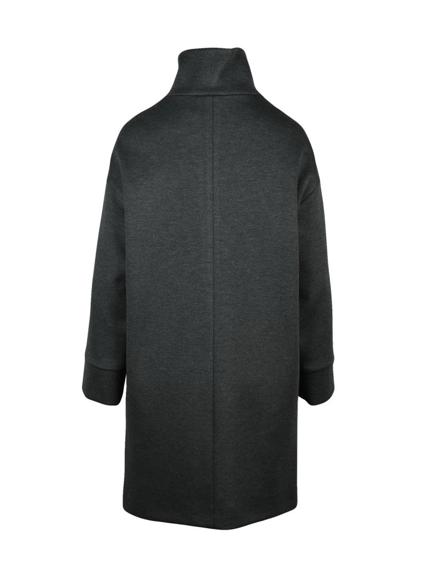 Oliver Horigamy Grey Virgin Wool-Blend Coat