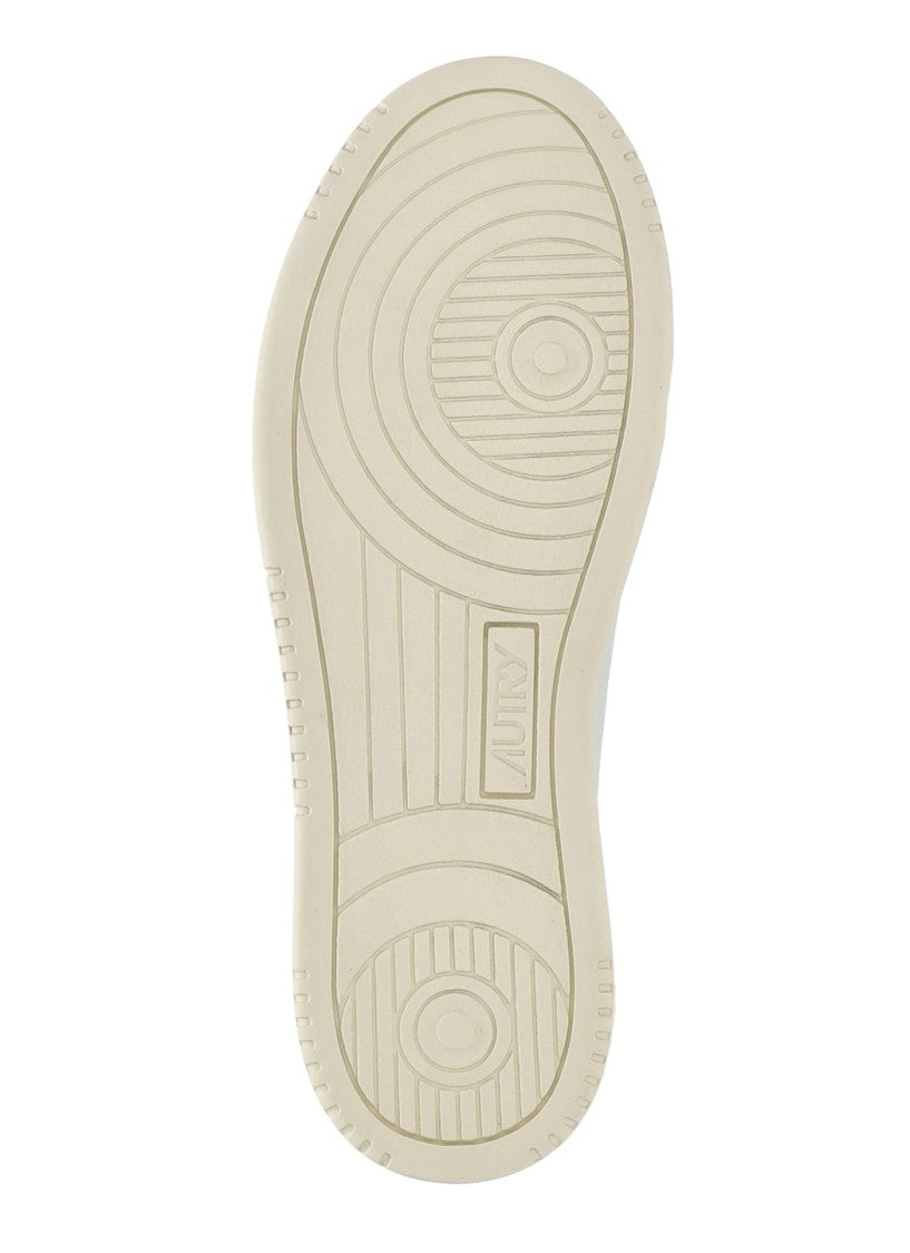 Autry White Medalist Low Leather Sneakers
