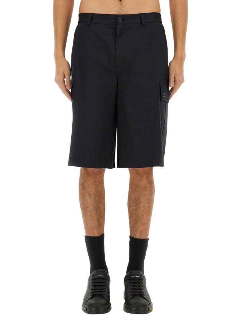 Dolce & Gabbana Cotton Cargo Bermuda Shorts