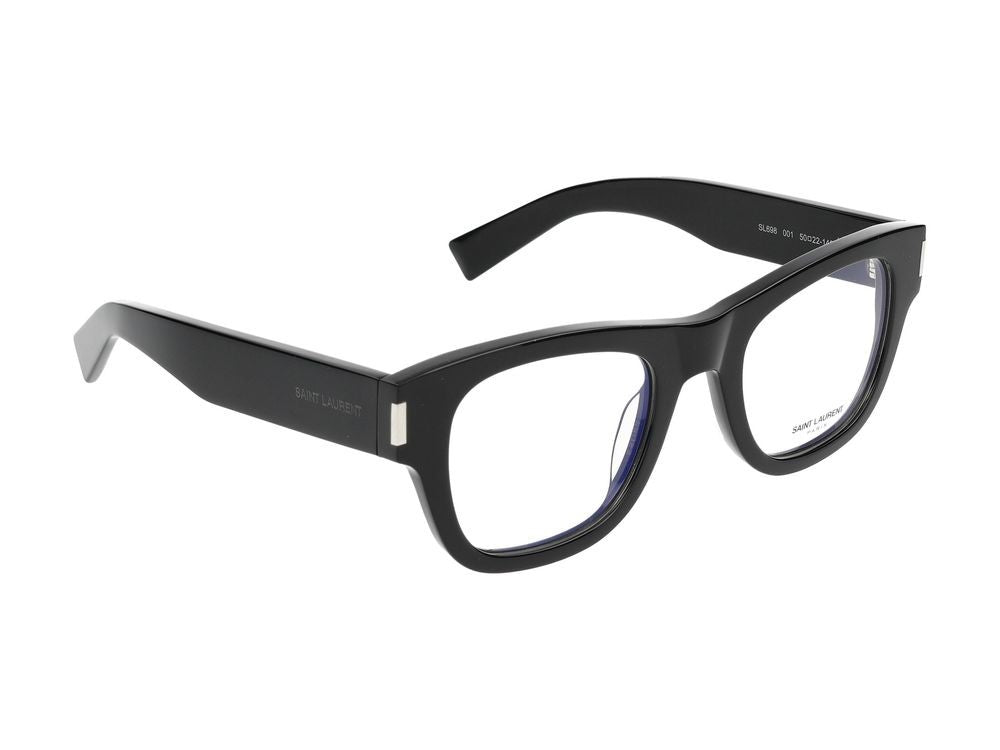 Saint Laurent Eyeglasses Sl 698 001 Black Black Transparent 50/22/140