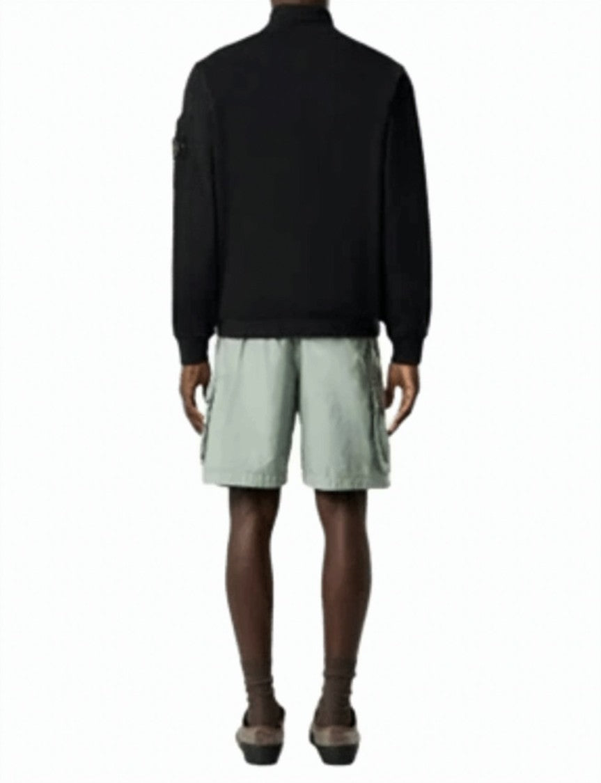 Stone Track Jacket With Distinctive Pocket And Double-Layer Collar