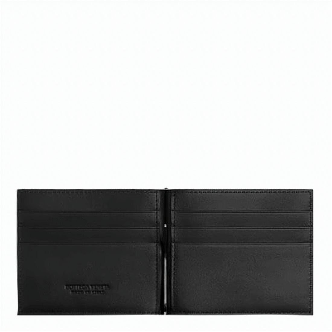 Bottega Veneta Bifolding Calf Leather Wallet With Distinctive Panel Design