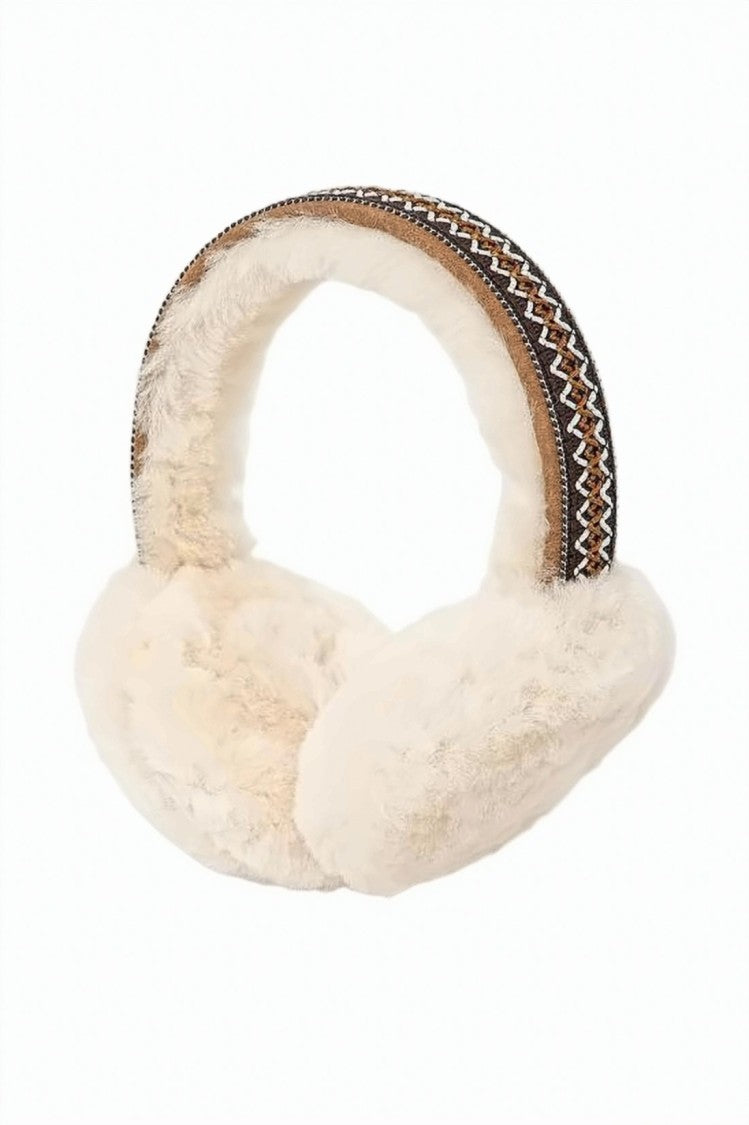 Ugg Earflap Cap With Plush Faux Fur Padding