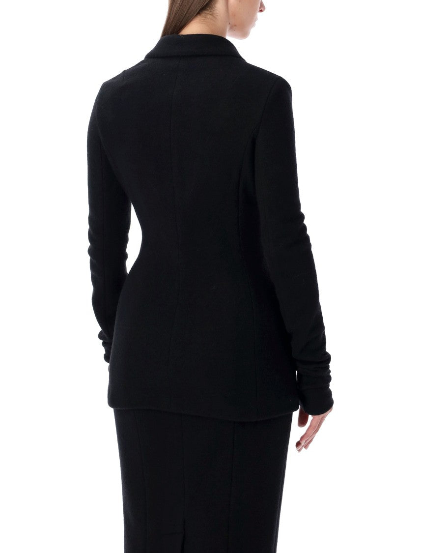 Dolce & Gabbana Jersey Wool Double Breast Blazer