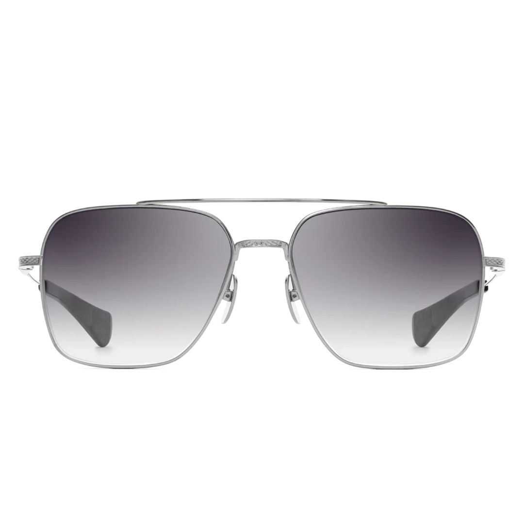 Dita Flight-Seven Rectangular Dark Lenses With Gold Metal Frame