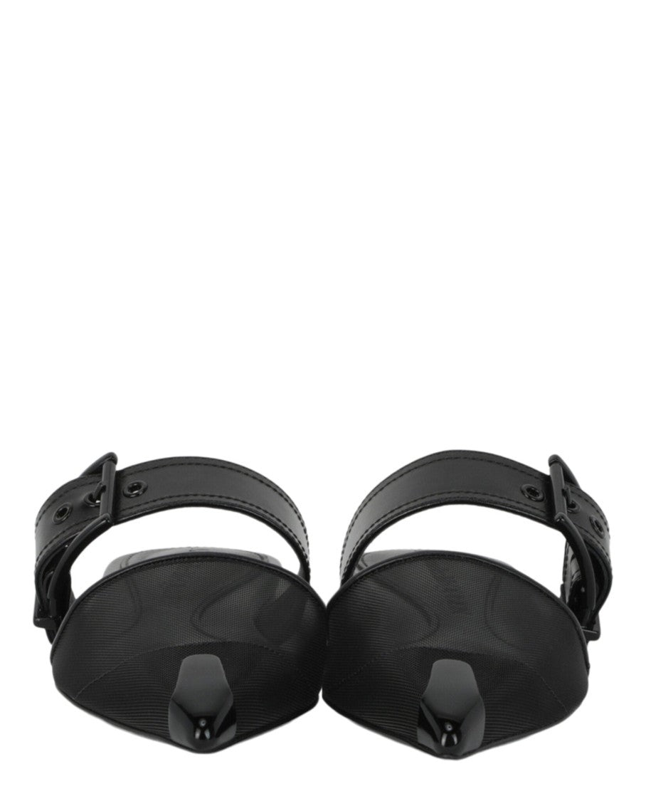 Alexander Mcqueen Mesh Punk Mules