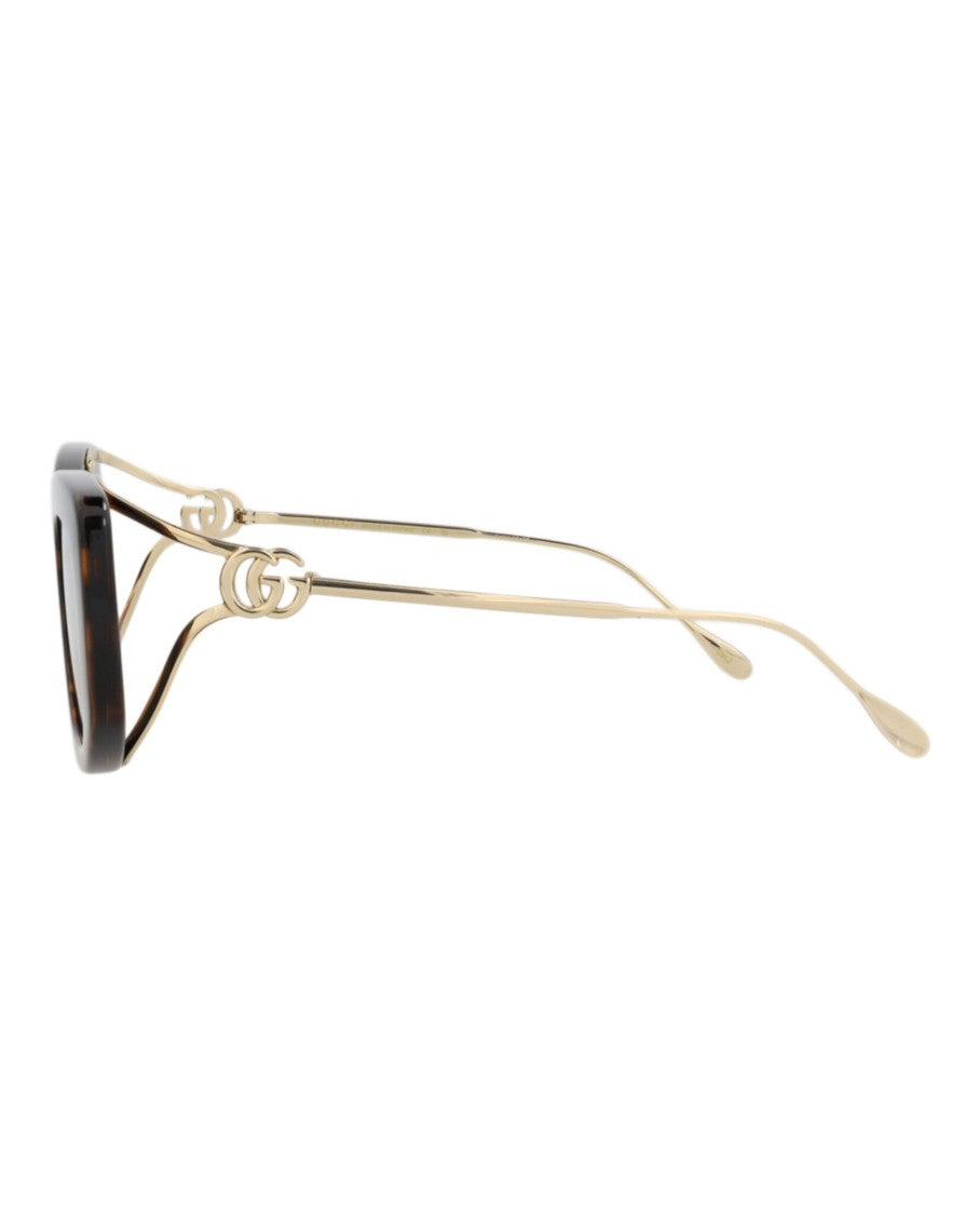Gucci Square-Frame Injection Sunglasses