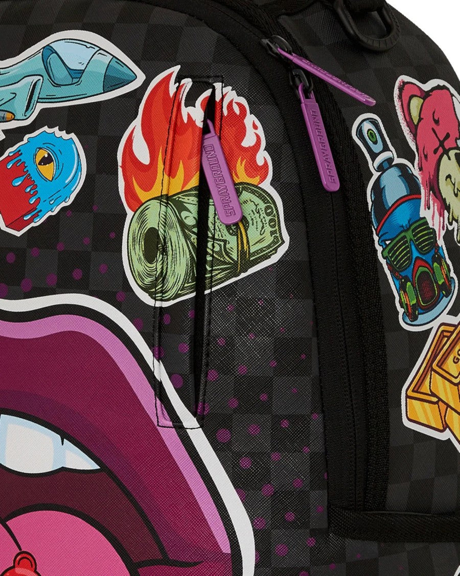 Sprayground Playful Checkered Backpack