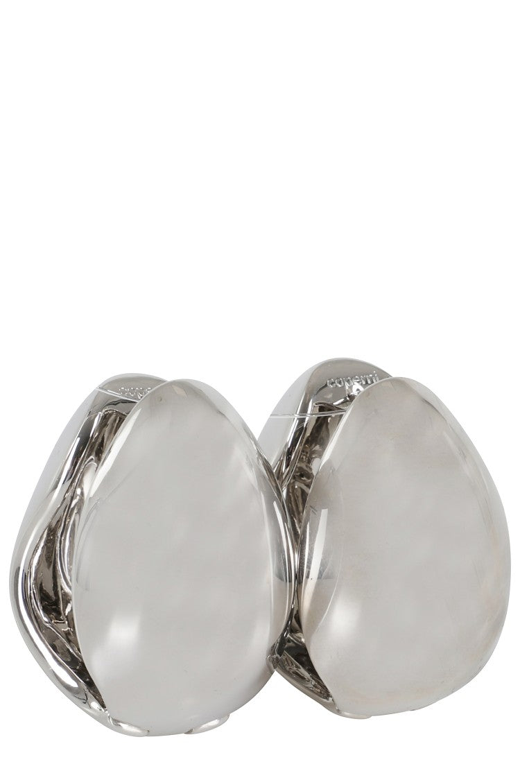 Coperni Xl Logo Creole Earrings