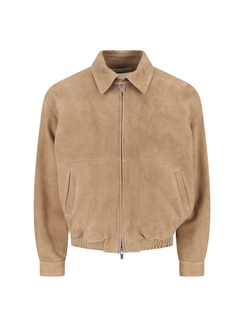 Tonywack Structured Beige Jacket With High Collar