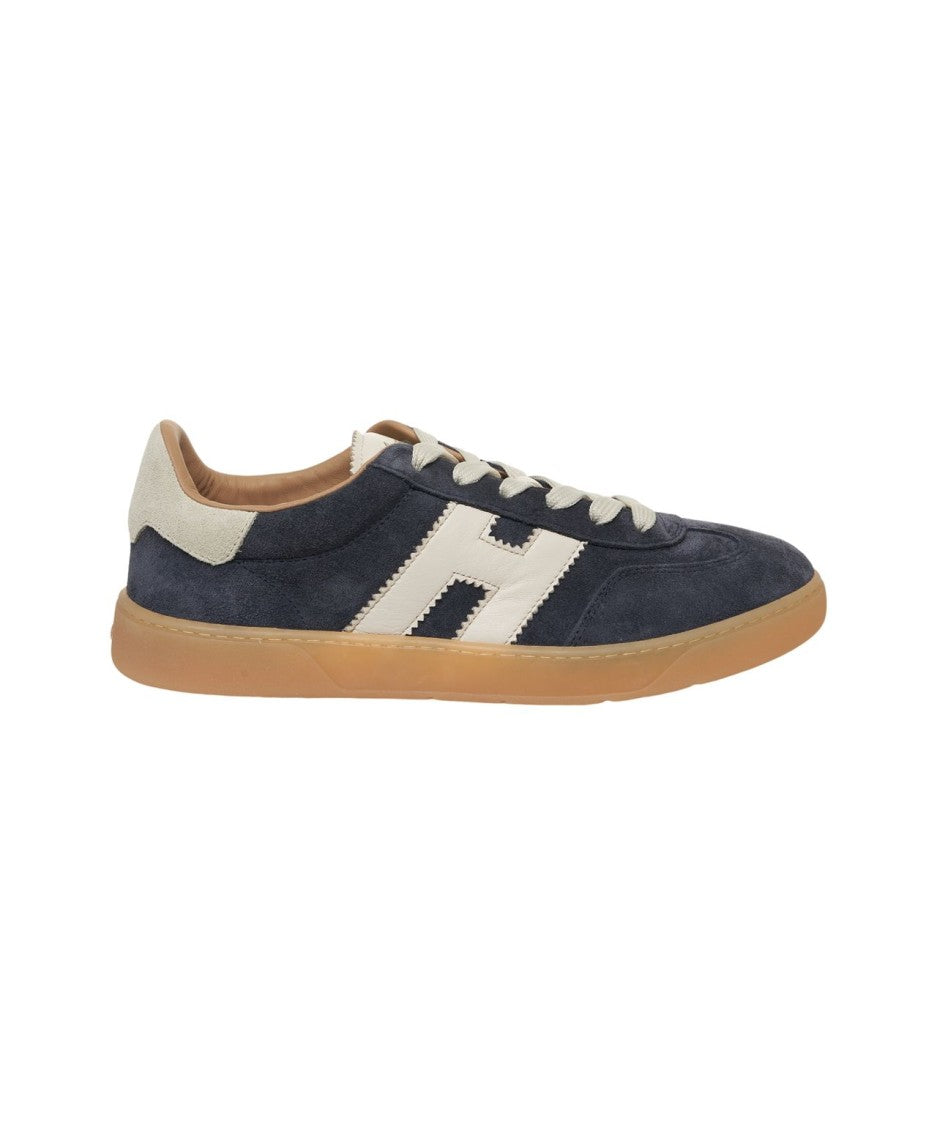 Hogan Suede Sneakers With Distinct Logo
