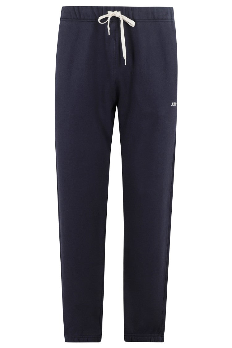 Autry Blue Cotton Joggers