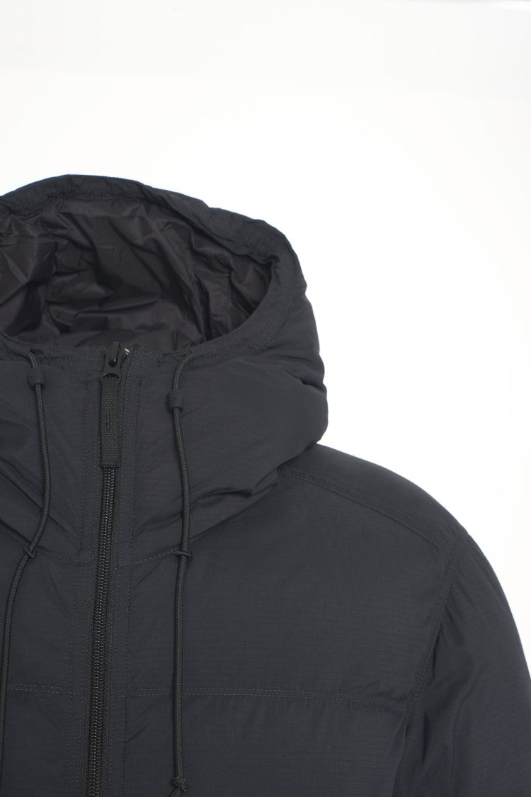 Stone Island Quilted Puffer Jacket With Adjustable Hood