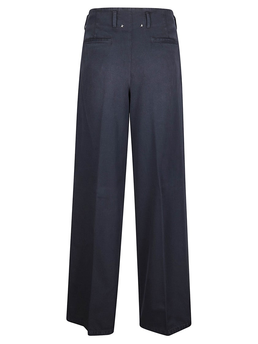 Golden Goose Journey W's Pant Wide Leg Flavia Cotton